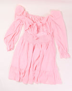 Pink Exlura Peasant Dress, L