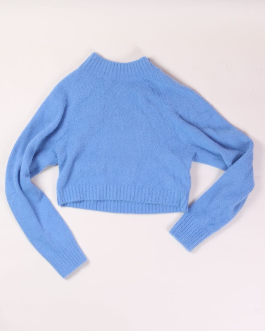 Blue Urban Outfitters Cropped Sweater, L