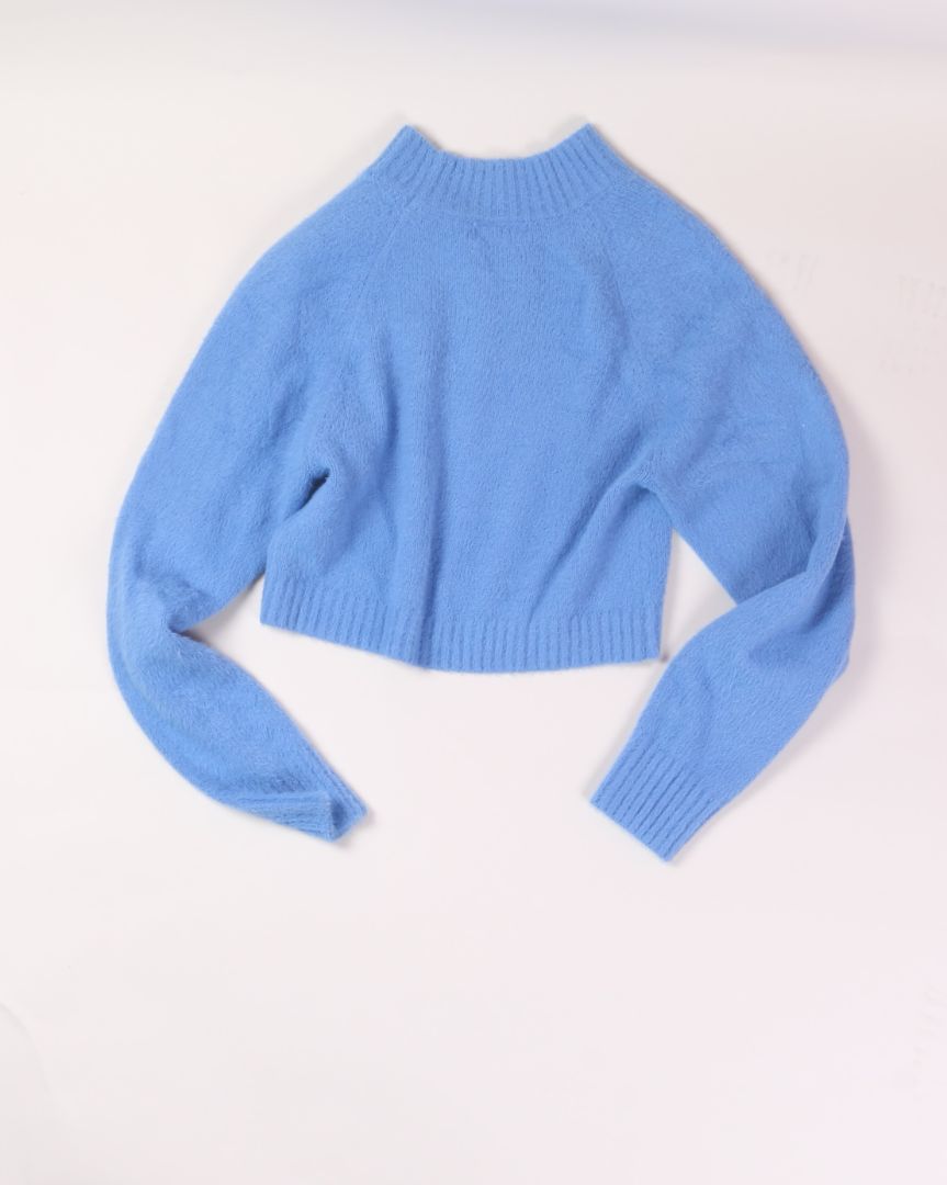 Blue Urban Outfitters Cropped Sweater, L