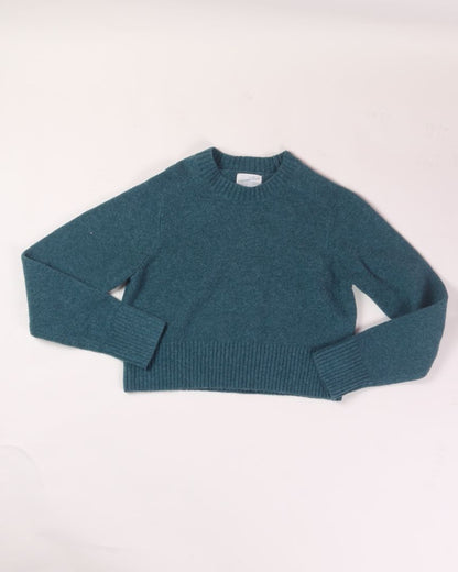 Teal Universal Thread Cropped Sweater, M