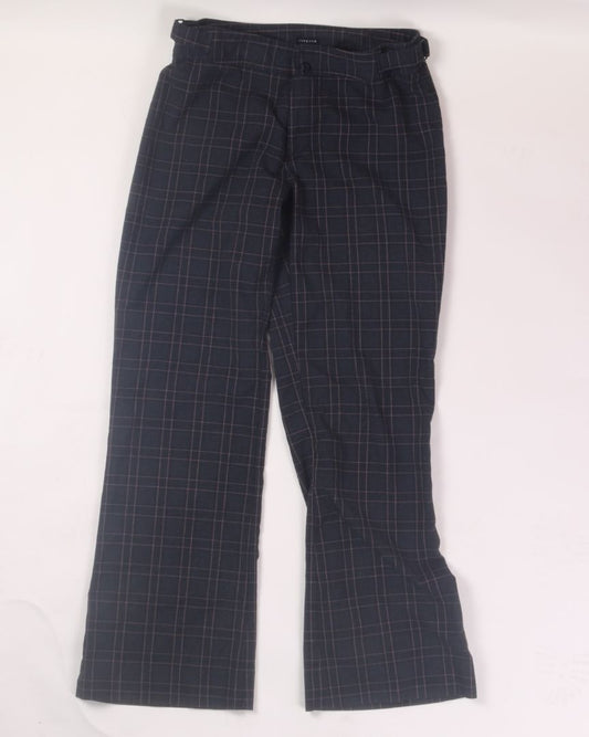 Black tangents Y2K Trousers, 7/8