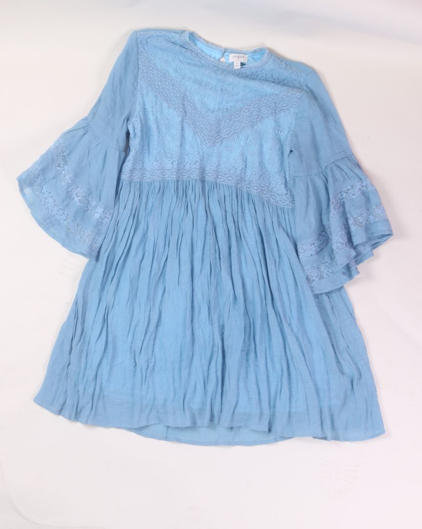 Blue Umgee Babydoll Dress, M