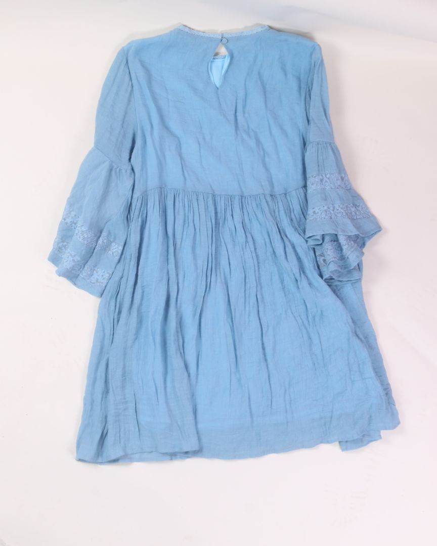 Blue Umgee Babydoll Dress, M