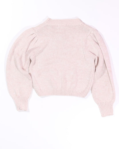 Cream Cocovive Cropped Sweater, M