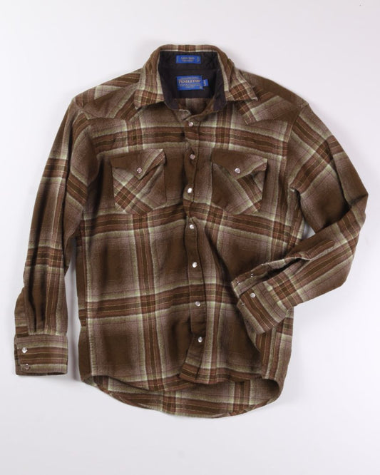 Tan Pendleton Long Sleeve, M