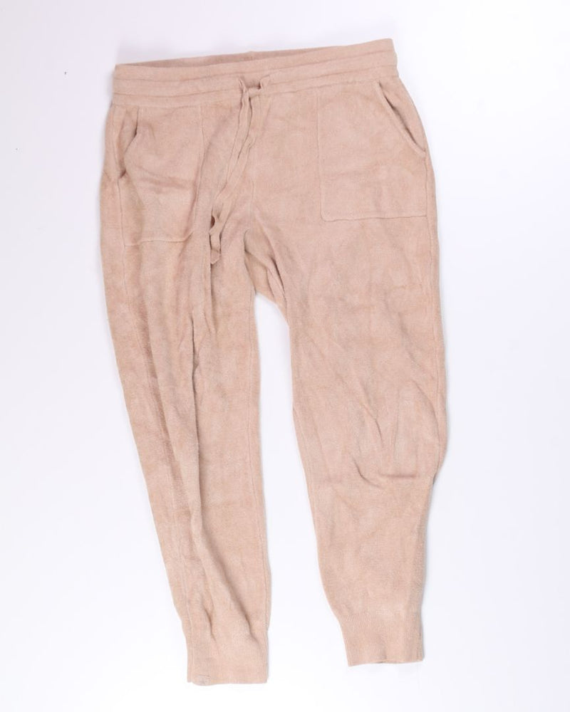 Tan Barefoot Dreams Lounge Pants, M