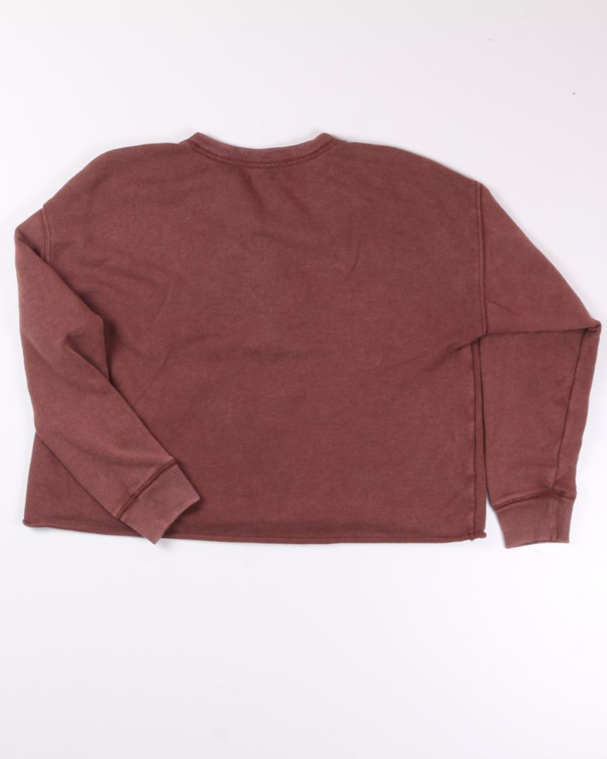 Brown Aerie Cropped Long Sleeve, M