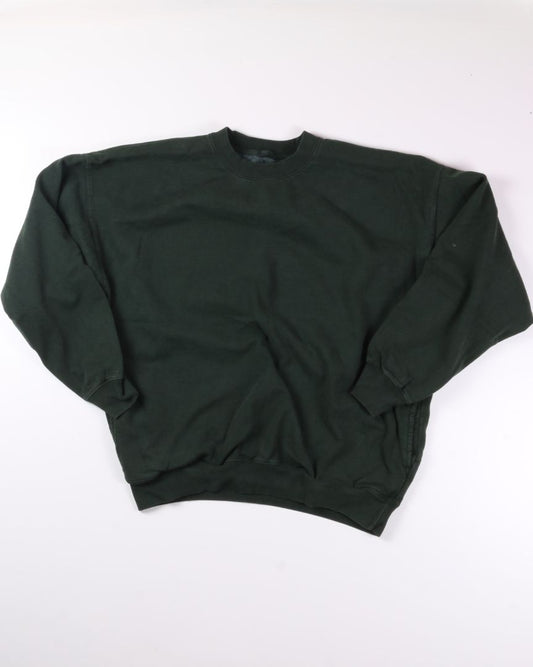 Dark Green John Galt Crewneck, OS