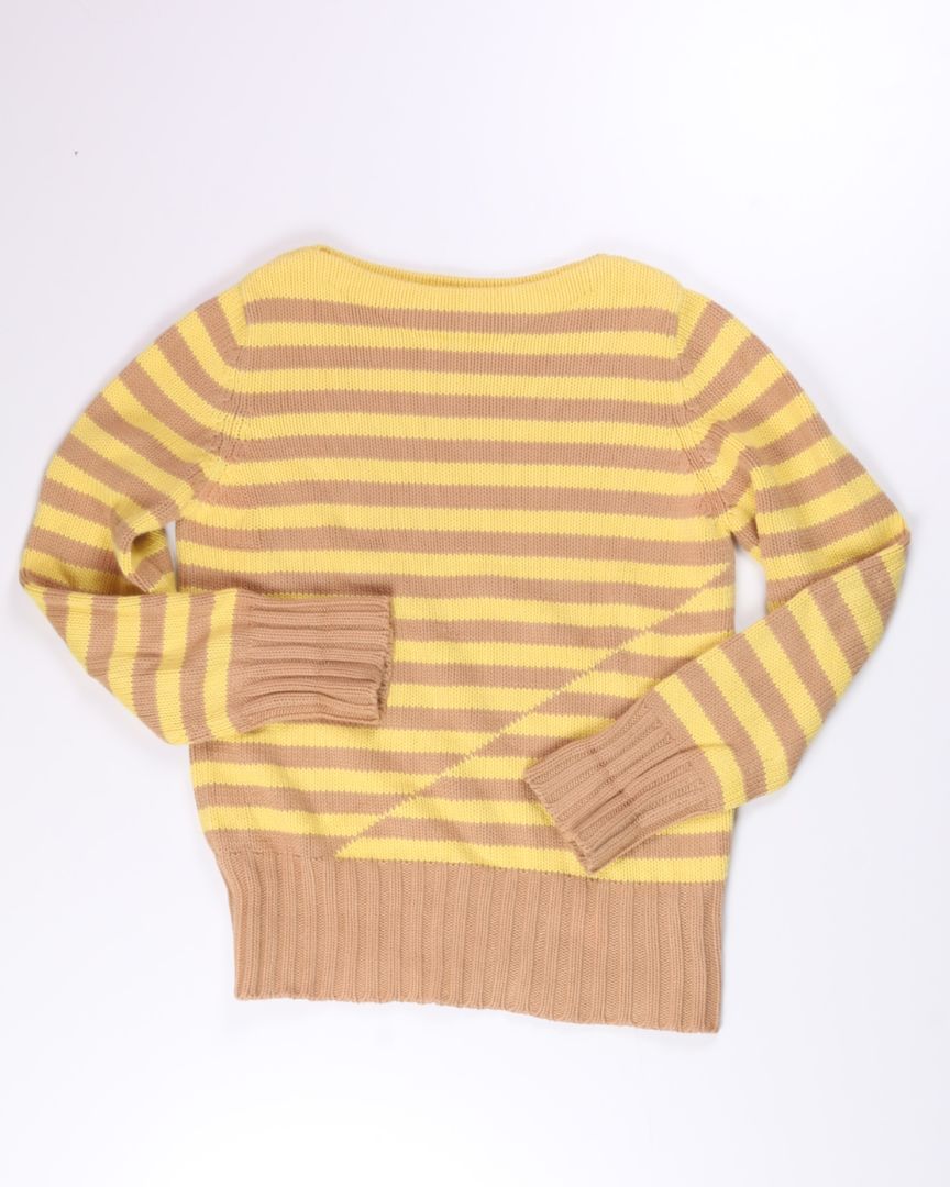 Yellow/Tan J.Crew Chunky Sweater, L