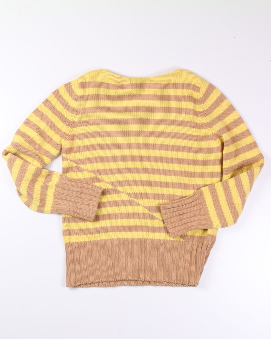 Yellow/Tan J.Crew Chunky Sweater, L