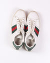 White Gucci Sneakers, 10.5