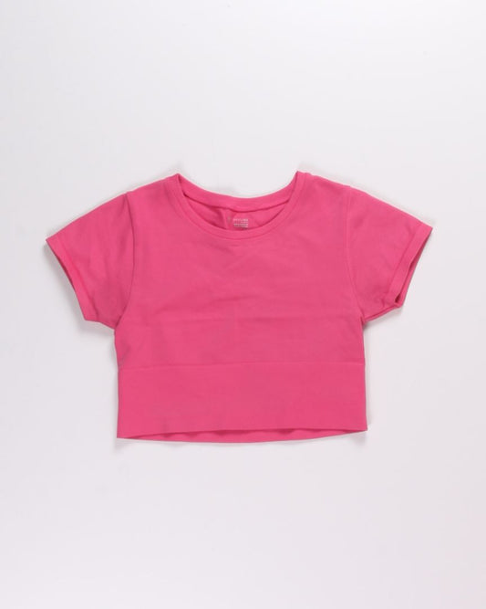 Pink Offline by Aerie Cropped Tee, S