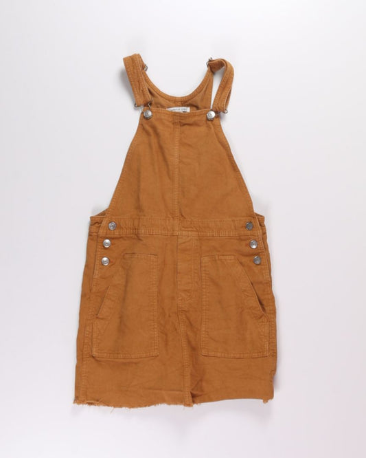 Mustard American Eagle Pinafore Dress, XS