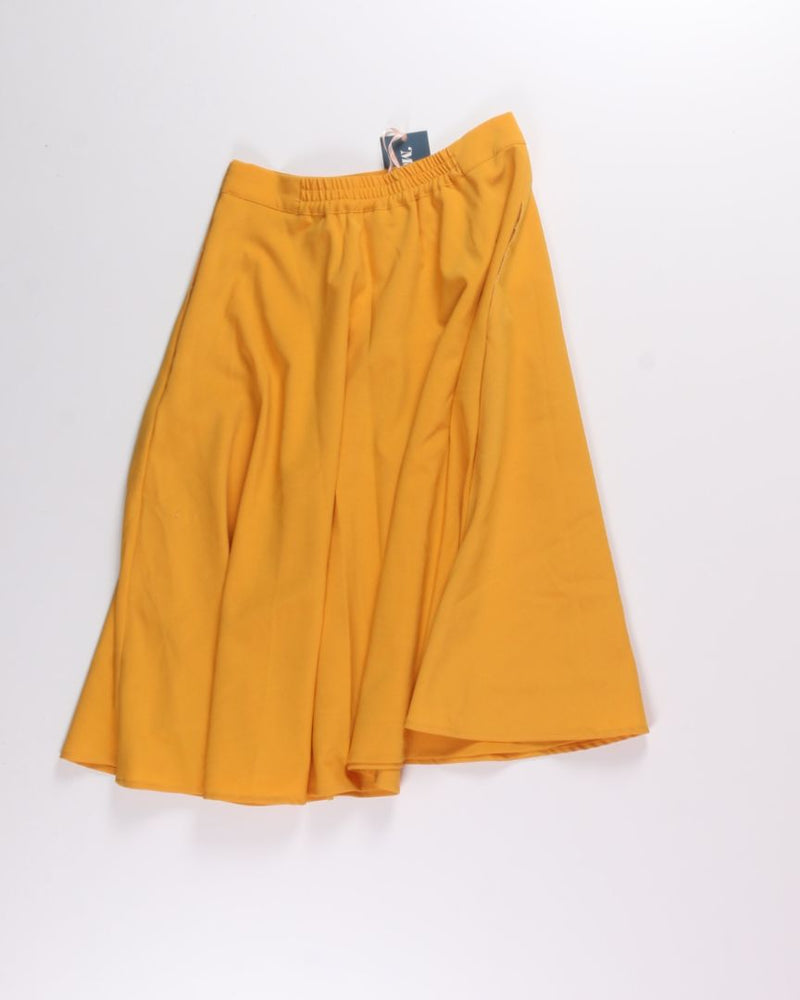 Yellow Modcloth Midi Skirt, S