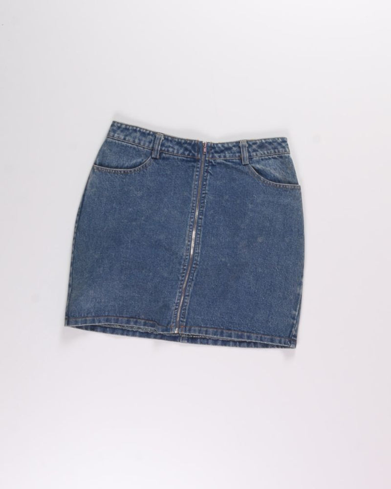 Denim Wild Honey Mini Skirt, S