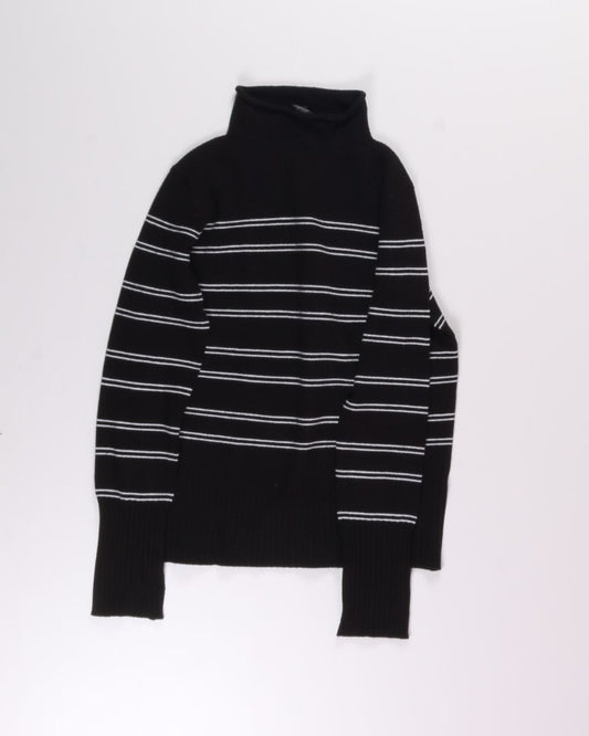 Black French Connection Mock Neck Sweater, S