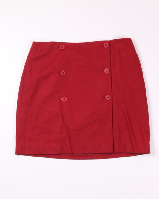 Red Ann Taylor Skirt, 14