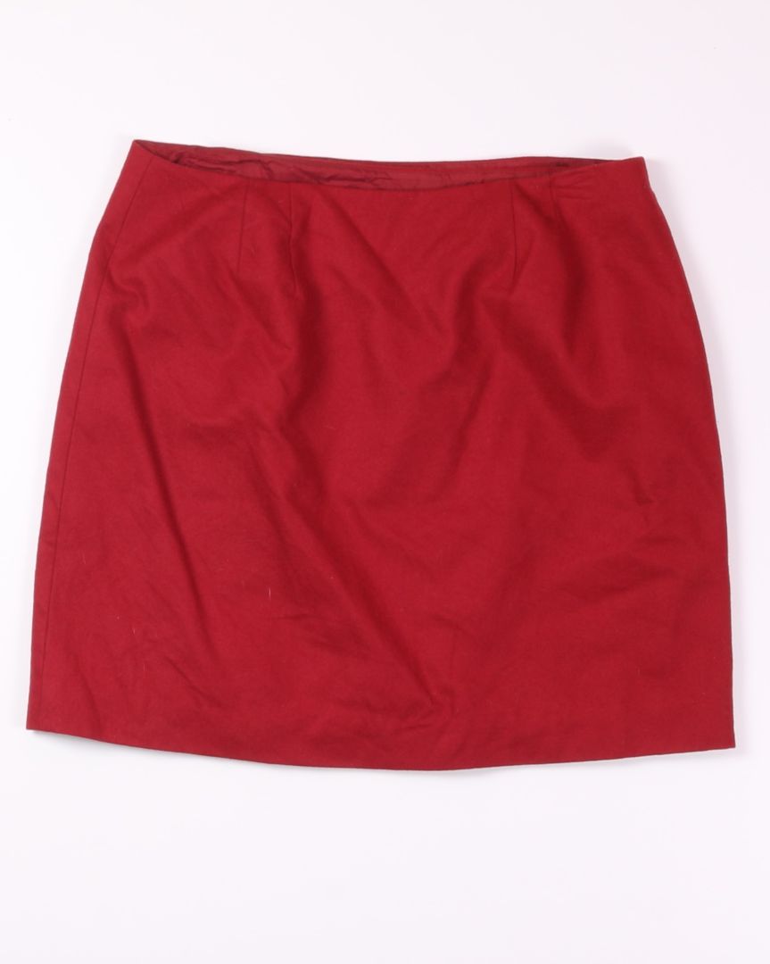 Red Ann Taylor Skirt, 14