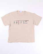 Tan M&O T-shirt, L