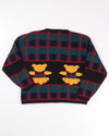 Tartan Tally-Ho Sweater, M