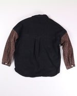 Black/Cheetah  Shacket, M