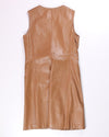 Tan Gantos Leather Vest, M