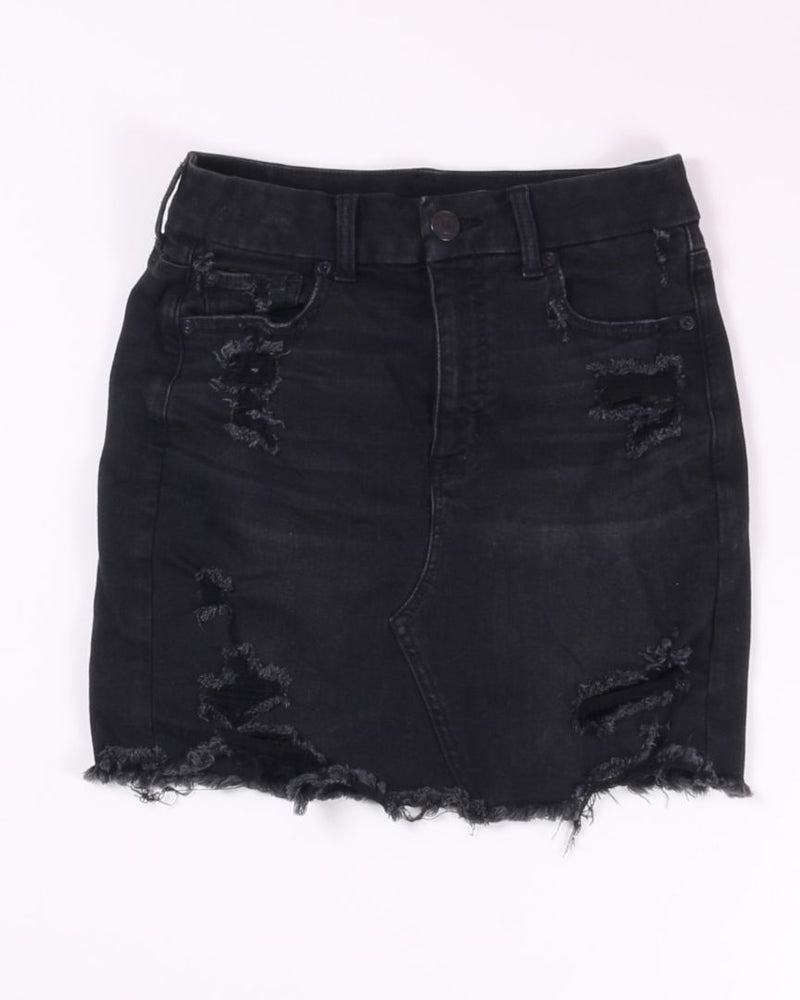 Black American Eagle Mini Skirt, 6