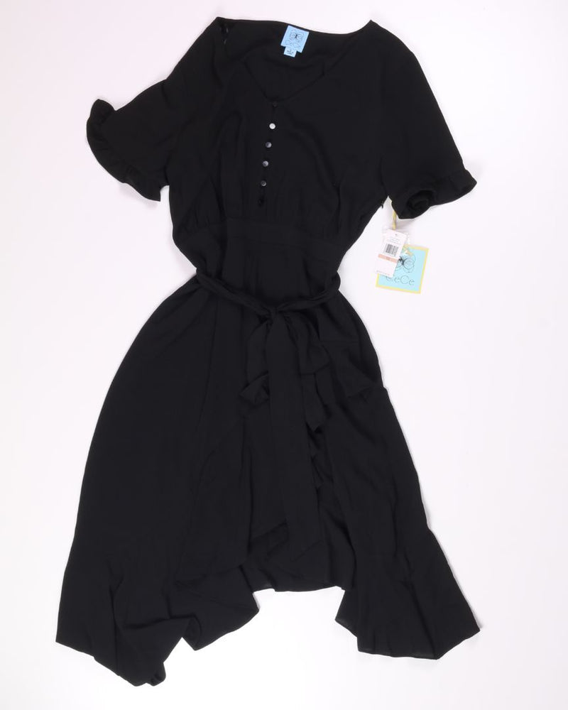 Black CeCe Midi Dress, 12