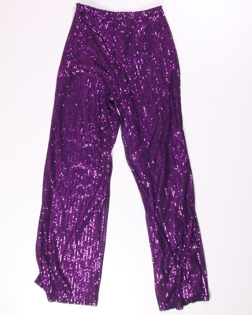 Purple  Flare Pants, M