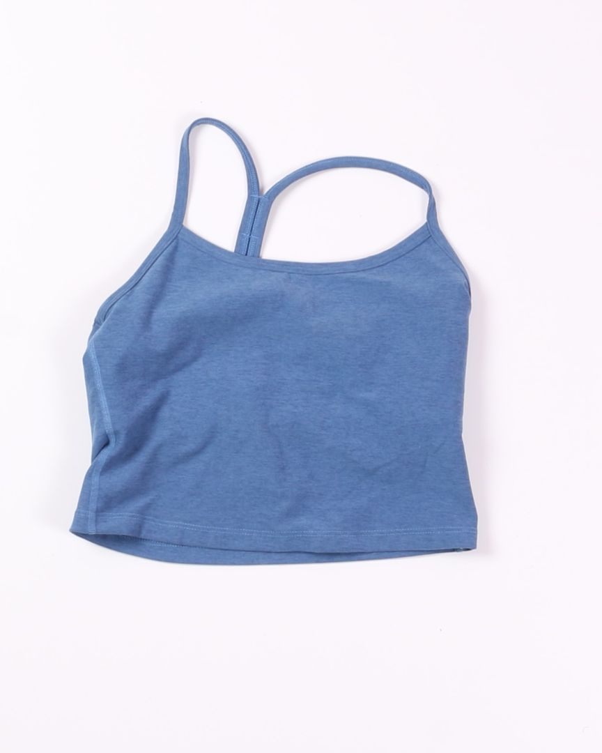 Blue Beyond Yoga Long Line Sports Bra, S