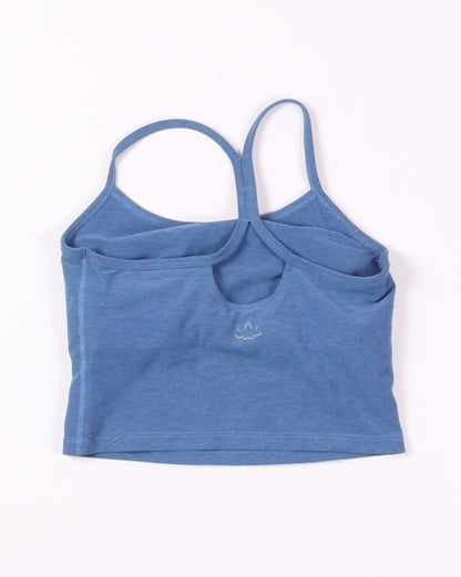 Blue Beyond Yoga Long Line Sports Bra, S