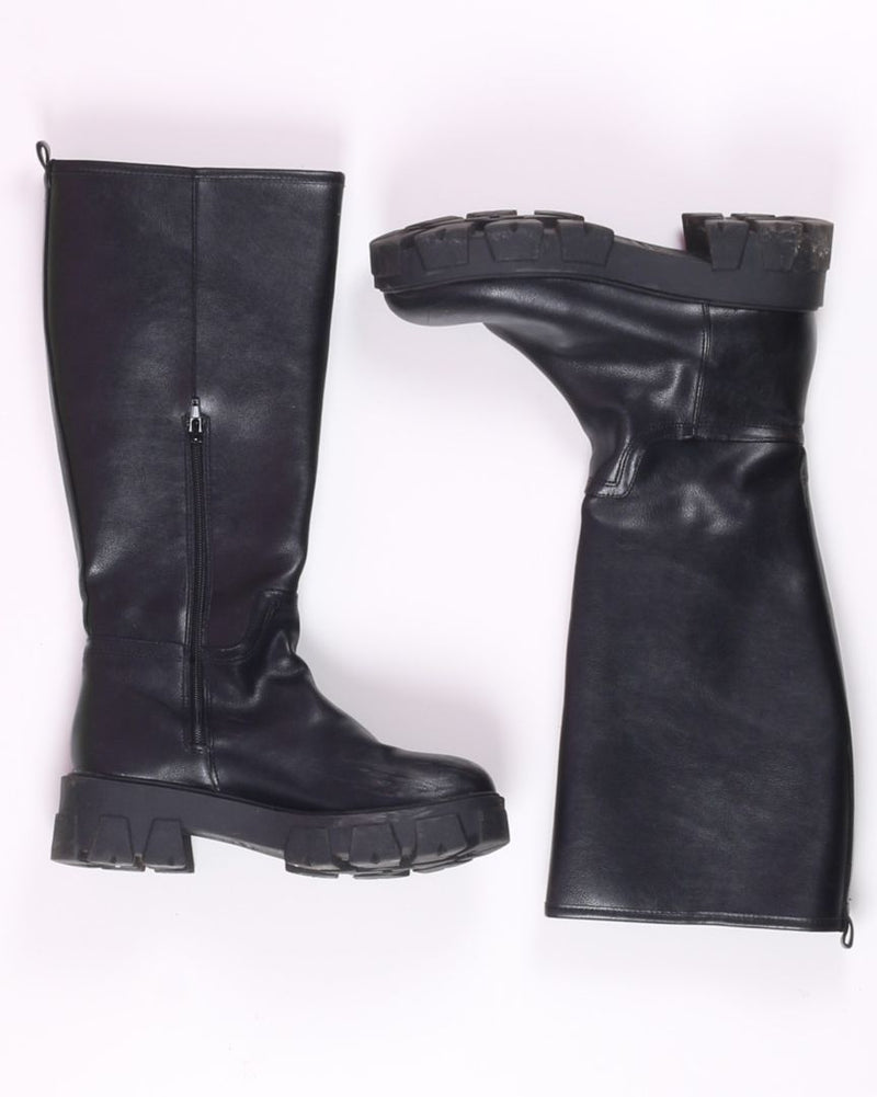 Black Sincerely Jules Tall Boots, 8.5