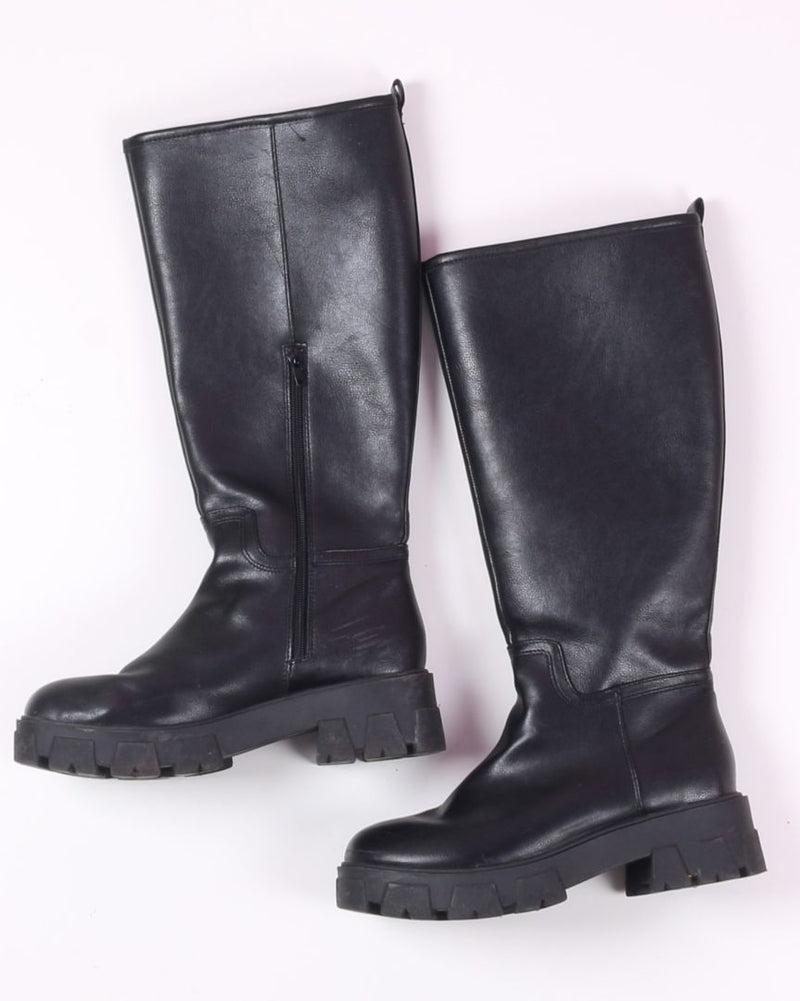 Black Sincerely Jules Tall Boots, 8.5