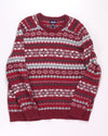 Red Land's End Sweater, XL