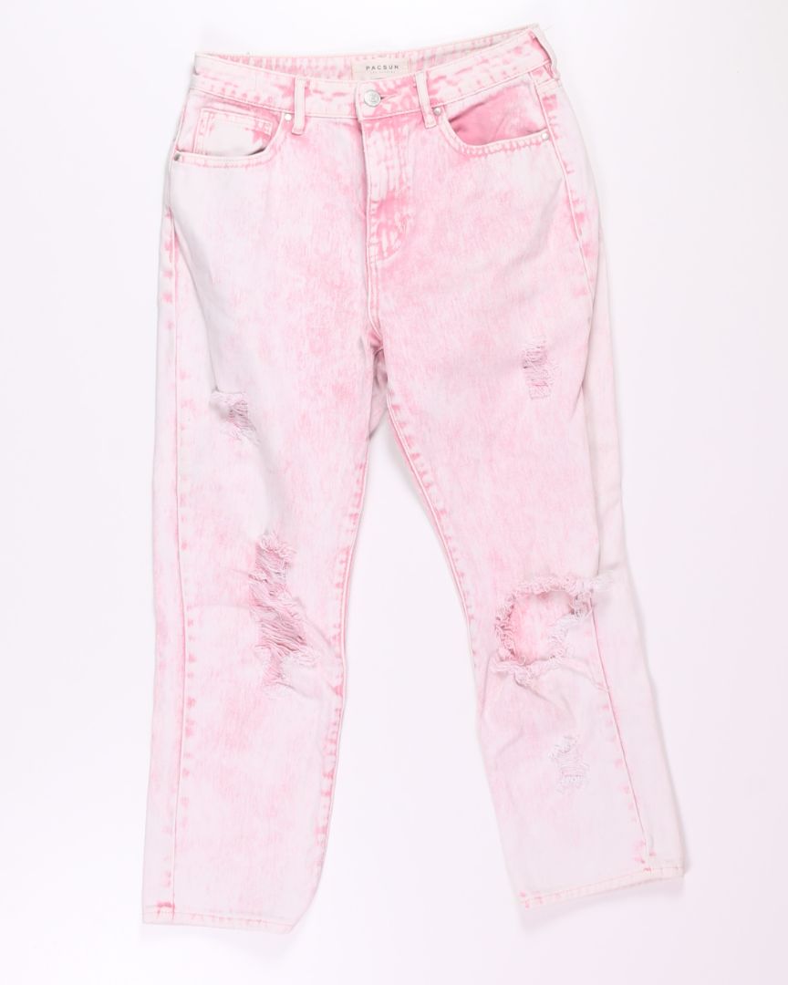 Pink Pacsun Mom Jeans, 26