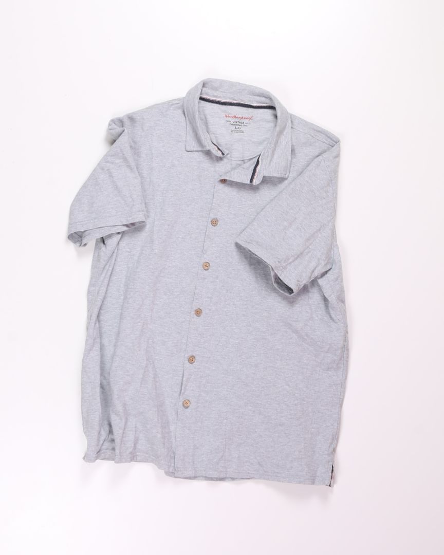 Gray Weatherproof VIntage Polo, L