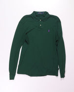 Green Ralph Lauren Polo Long Sleeve, L