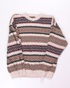 Multi Patterned John Henry Crewneck Sweater, M