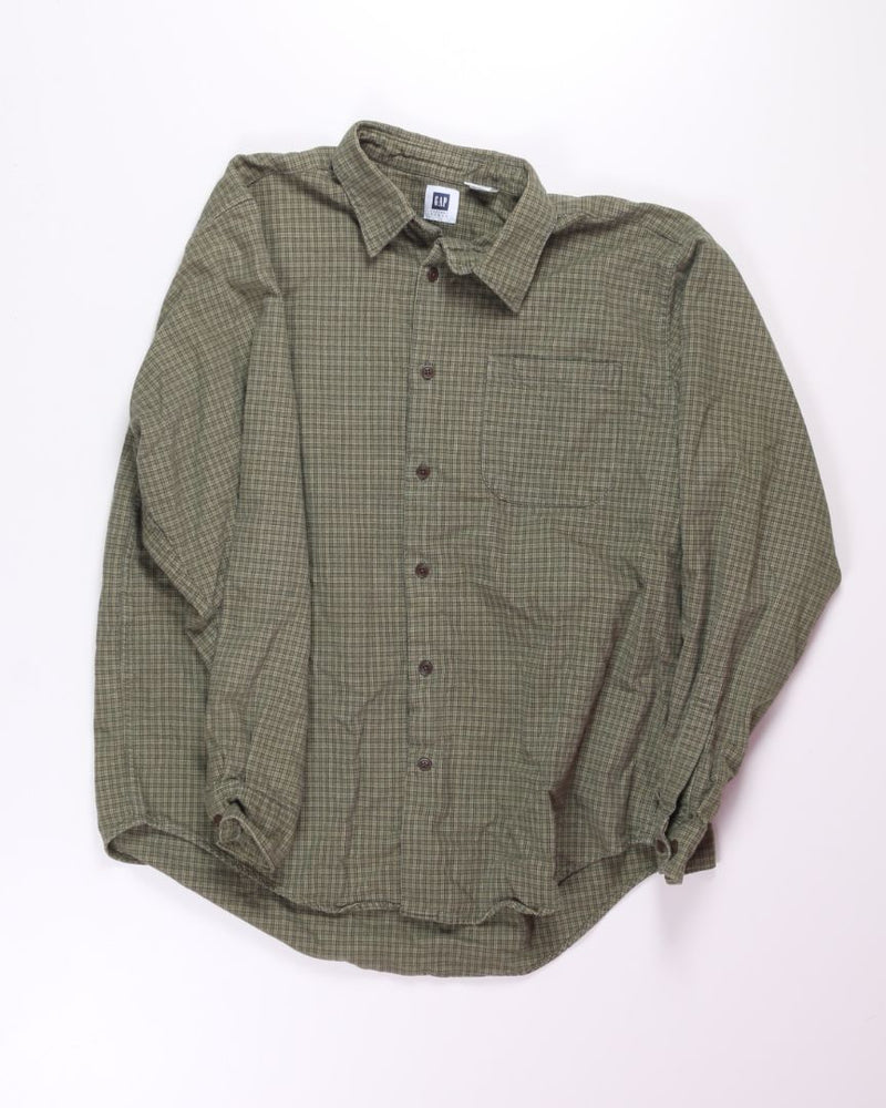 Green Gap Button Down, L