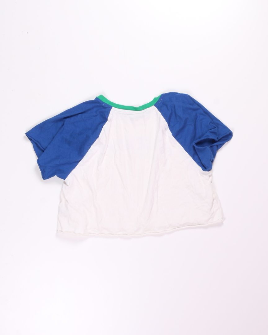 White Aerie Cropped Tee, L