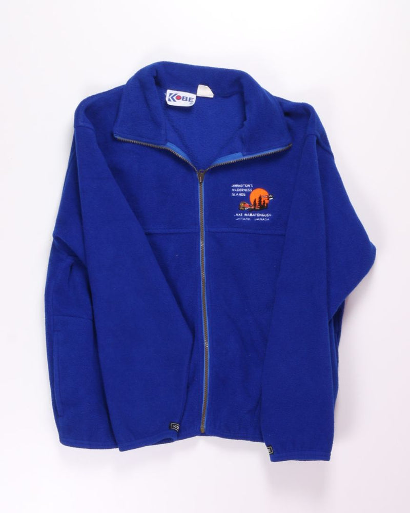 Blue Kobe Fleece Zip Up, S