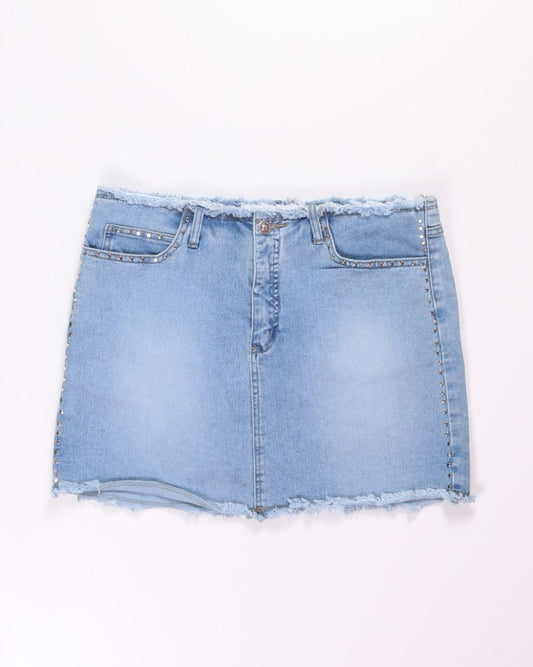 Younique Jeans Y2K Mini Skirt, 13