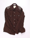 Brown Epic Hero Button Down, XL