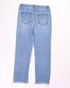 Lightwash Kensie Straight Leg Jeans, 10