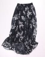 Black Afibi Maxi Skirt, XL