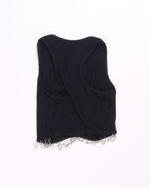 Black Cropped Tank, S