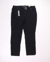 Black Lee Straight Leg Jeans, 18