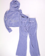 Blue Juicy Couture Velour Set, M