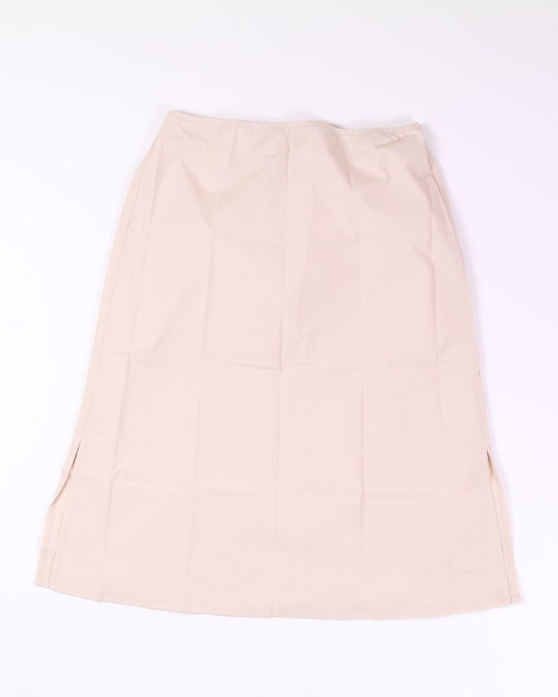 Tan Uniqlo Slip Skirt, M