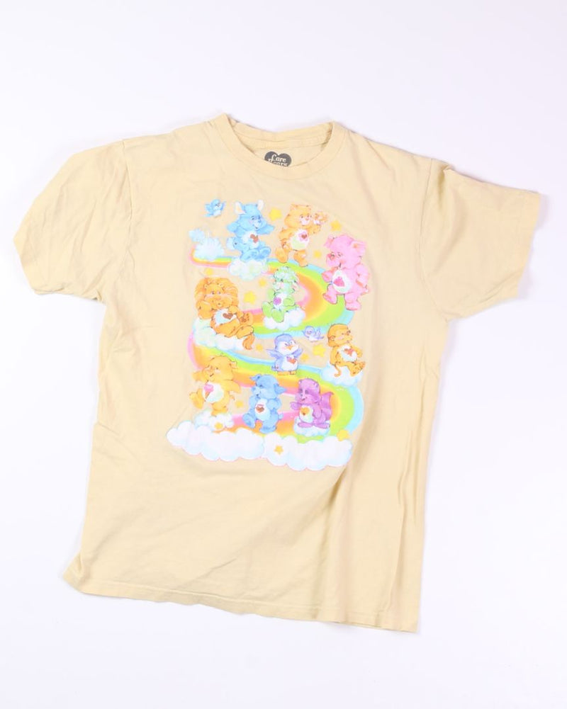 Yellow Care Bears Graphic Tee, M